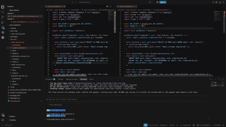 Keep the reference architecture open while you code