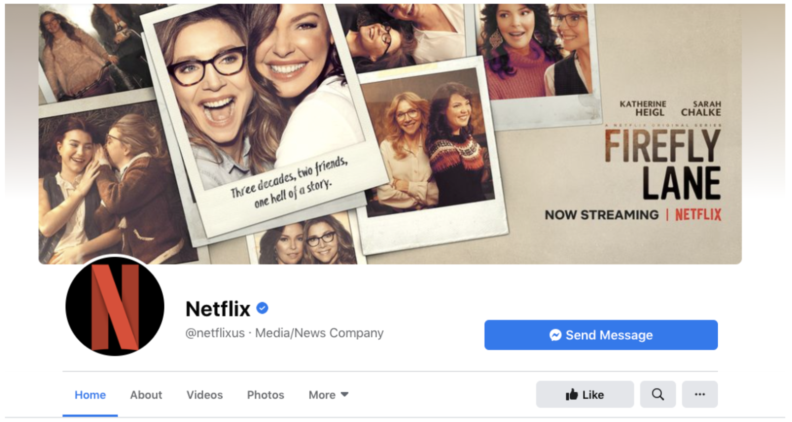 Netflix Facebook Cover Image Example