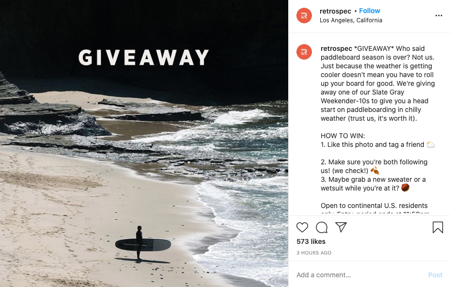 Retrospec Instagram screenshot